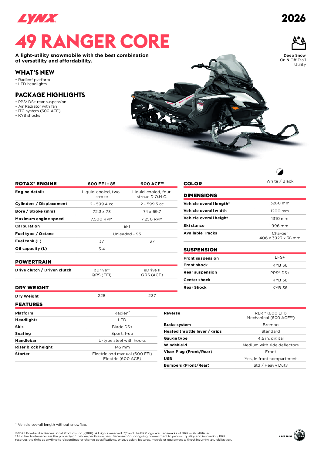 Lynx 49 Ranger Core 2026