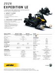 SKI DOO EXPEDITION LE 900 2026