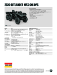 CAN AM OUTLANDER MAX 6X6 2026