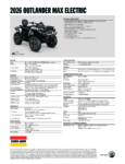 CAN-AM OUTLANDER ELECTRIC MAX 2026 ELEKTRYCZNY QUAD